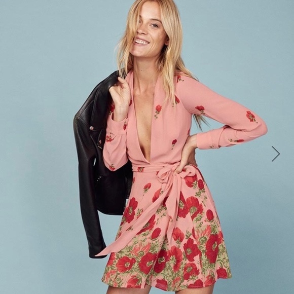 Reformation Dresses & Skirts - NWT Reformation Porter dress in Vivien - mini wrap